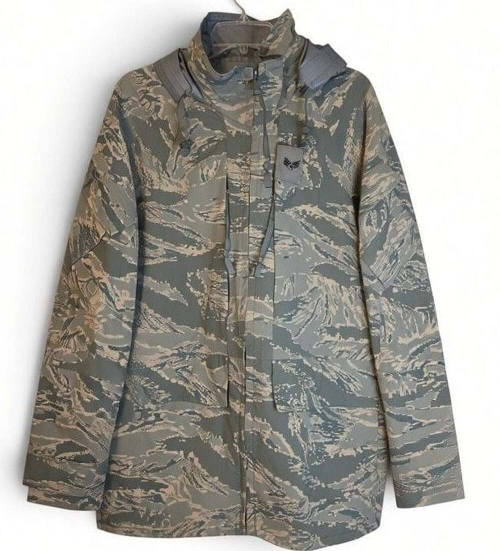 Tennier Industries APECS Air Force Tiger Stripe Parka M